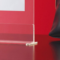 クルーズ　アクリル製　両面用（T型）サインホルダー　カード立て　セパレートタイプ　A3　5個