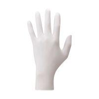 【使いきりニトリル手袋】 ショーワグローブ ニトリスト・タフ 粉なし No.884 NO884-S ホワイト 1箱（100枚入）