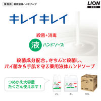 キレイキレイ薬用液体ハンドソープ　業務用10L　(コック付き)　バッグインボックス（液体タイプ）1個　ライオン