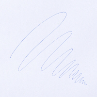 アスクル　キャップ式ラバーボールペン　油性　0.7mm　青インク  オリジナル