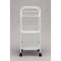 アイリスオーヤマ　メッシュメタル　メッシュカート　白　MMT-44MC(547739)　1台