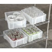 【コンテナ】 アスクル 「現場のチカラ」 サンボックス＃9B-2クリア 8.9L 1個  オリジナル