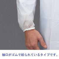 ポリエチレンガウン　ゴムタイプ　ホワイト　フリーサイズ　PEG-3　1箱（20枚入）　伊藤忠リーテイルリンク