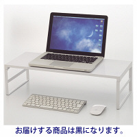 リヒトラブ(LIHIT LAB.) 机上台 幅590mm ハイタイプ 黒（ブラック） A7333-24 3台