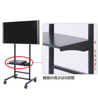 サンワサプライ　32～55型　ディスプレイスタンド　1台（2梱包）　CR-PL12K