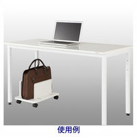 ガラージ　PCカート　YY-034PCF　白　418808　（直送品）