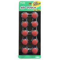 プラス　カラーマグネット　CP-015M　レッド　（直送品）