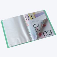 プラス シンプルクリアーファイル40P FC-240SC GR 1冊