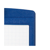 オープン工業　吊下名札レザー調　青　N-123P-BU　（直送品）