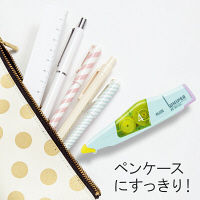 プラス 修正テープホワイパーPT 4mm 本体Pグリーン WH-644 1個