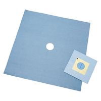 日本メディカルプロダクツ　穴あき撥水オイフ（テープ付／６００×６００ｍｍ／φ６０）　ＲＨ‐２２Ｃ６０Ｔ‐ＰＰ　1パック(20枚入)