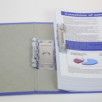 キングジム　スーパードッチGXシリーズ　A4タテ　とじ厚80mm　黒　キングジム　両開きパイプファイル　1478GXクロ