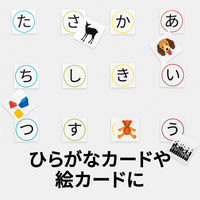 エーワン（A-one）パソコンで手作り絵カード ミシン目 マット紙 正方形 インクジェット  A4 24面  10シート  51751