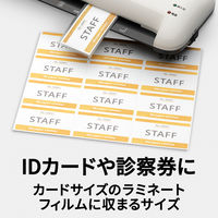 エーワン（A-one）マルチカード キャッシュカード ラミネートサイズ ミシン目 プリンタ兼用  A4 12面  10シート  51083