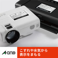 エーワン（A-one）透明保護フィルム【貼るだけ】光沢フィルム シール  100mm×61mm 透明 8面 6シート(48片)  79208