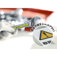 エーワン（A-one）屋外でも使えるラベルシール 油面に貼れる ハイグレード レーザー 耐水 シール A4 ホワイト 12面  5セット  31090