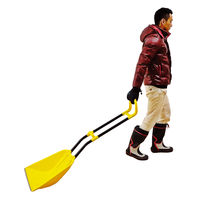 【除雪用品】アイリスオーヤマ ダンスコ 黄 225978 雪かき用3WAYスコップ 1本