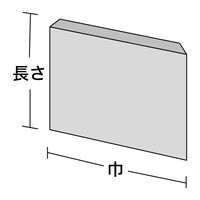 福助工業 ニュー耐油袋 白無地 F-小 マチなし 0200956 1袋（500枚入）