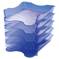 ソニック　レタートレー　メガタフトレー　クリアブルー　DA-2658-CB　10個