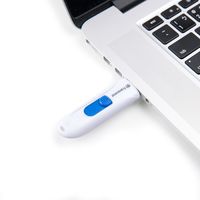 Transcend（トランセンド）USBメモリ 64GB スライド式 JetFlash790 TS64GJF790W 1個