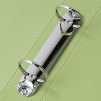 アスクル　丸型リングファイル（2穴）A4タテ背幅39mmグリーン　1セット（30冊）  オリジナル