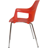 チェラントラ（Cerantra）　アーム付スタッキングチェア　ベスパ2　オレンジ　（取寄品）