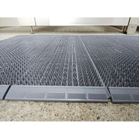 山崎産業　エバックサンステップマット　♯6　グレー900×600　F-131-6