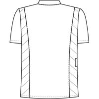 ナガイレーベン スクラブ(男女兼用) 医療白衣 半袖 ネイビー L RT-5062 1枚　スクラブ