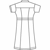 AITOZ（アイトス） パイピングワンピース（ナースワンピース） 半袖 ホワイト LL 861364-001　白衣（直送品）