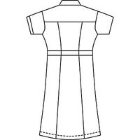 AITOZ（アイトス） パイピングワンピース（ナースワンピース） 半袖 レモンイエロー 5L 861364-119　白衣（直送品）