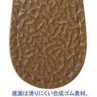 テンダイ 合成底ビニールスリッパ ベージュ 18D003 1足