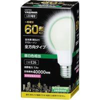 ヤザワコーポレーション 一般電球形LED電球 60W相当 昼白色 全方向タイプ LDA7NG 1個