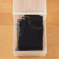 【まとめ買いセット】無印良品 ポリプロピレン 収納ケース  大 約34×44.5×30cm 1箱（2個入） 良品計画