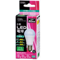 オーム電機（OHM） ミニクリプトン電球形　LED電球　E17　40W相当 昼白色 LDA4N-G-E17 IH51