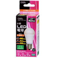 オーム電機（OHM） ミニクリプトン電球形　LED電球　E17　40W相当 電球色 LDA4L-G-E17 IH51