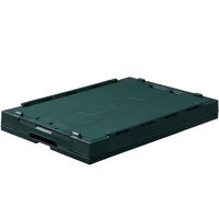 【折りたたみコンテナ】 アスクル 折りたたみコンテナフタ一体型 75L 1セット（6個：3個入×2箱） オリジナル