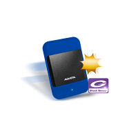 ADATA 防水・耐衝撃G衝撃センサー対応HDD 2TB ブルー AHD700-2TU31-CBL 1台