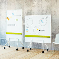 Matti（マッティ）スタッキングホワイトボード（両面タイプ） 正方形型 幅1180×高さ1563mm 1台 オリジナル キャスター脚 オリジナル
