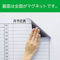 マグエックス マグネットスケジュールボードシート月間(6090) MSVP-6090M 1枚