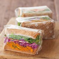 エフピコチューパ CP角底サンドイッチ袋 英字柄 中 CP772956 1セット（1000枚：200枚入×5袋）