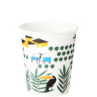 サンナップ デザイン紙コップ ダラゴア 150ml（5オンス） 1セット（500個：50個入×10袋）  オリジナル