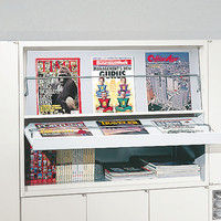 【組立設置込】イトーキ シンラインキャビネット 3段 フラップドアマガジン扉 下置用 ホワイト 幅900×奥行450×高さ1098mm 1台(直送品）（直送品）