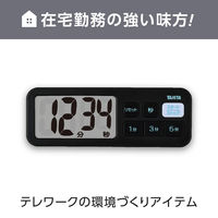 タニタ　デジタルタイマーでか見えプラス　ブラック　TD-395-BK