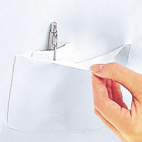 KAZEN メンズ診察衣シングル型長袖ホワイト 3L 110-20 1枚　白衣　ドクターコート（直送品）