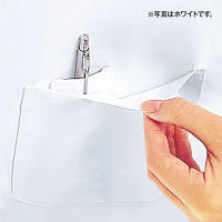 KAZEN レディス診察衣ダブル型長袖サックスブルー(水色) L 125-71 1枚　白衣　ドクターコート（直送品）