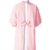 KAZEN 予防衣長袖 ピンク 5L 139-33（直送品）