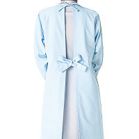 KAZEN 予防衣七分袖 サックスブルー（水色） LL 140-31（直送品）