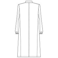 フォーク カ】2502ー1A ホワイト LL 2502-1A-LL 1枚　白衣　ドクターコート（直送品）