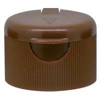 金鵄製作所 マーカー瓶（60mL）ワンタッチキャップ（ブラウン） 投薬瓶 本体色:透明 凹形目盛り 未滅菌 1袋（100本入）