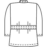 KAZEN レディス医務衣七分袖 （ナースジャケット） 医療白衣 ピンク L 361-73（直送品）